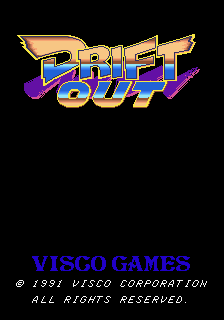 Driftout Title Screen