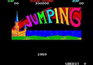 Jumping Title Screen