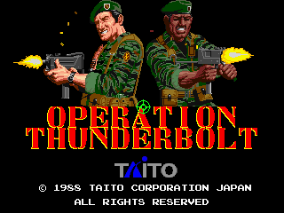 Operation Thunderbolt title screen