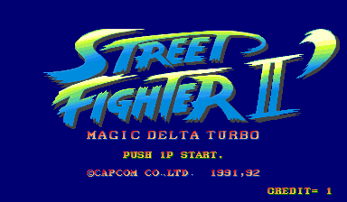 Street Fighter 2: Magic Delta Turbo title screen