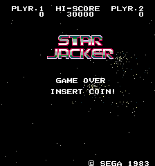 Star Jacker title screen
