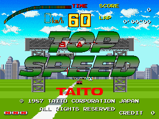 Top Speed title screen