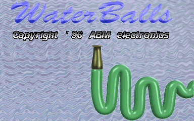 Water Balls title screen